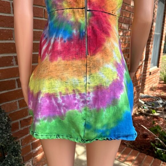 Milkyway tie die festival mini dress - Picture 10 of 12